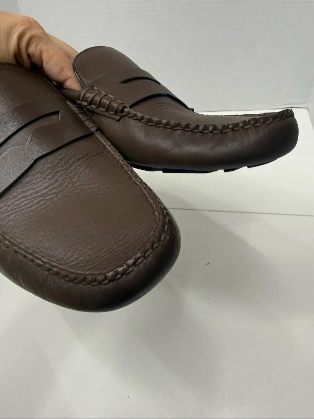 J. Crew Brown Leather Penny Loafers